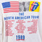 The Rolling Stones Steel Wheels North American Tour 1989 T-Shirt Andy Warhol Thrashed