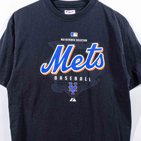 New York Mets Baseball Logo Majestic T-Shirt