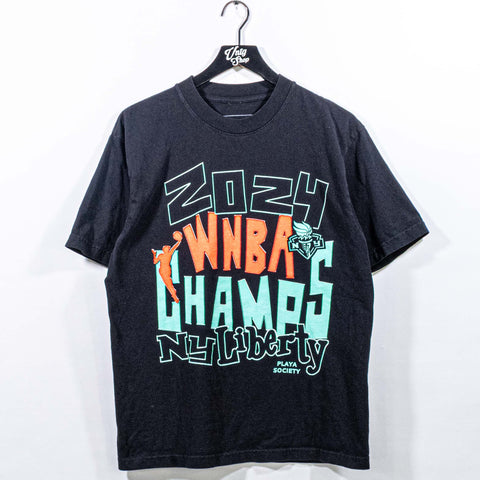 New York Liberty 2024 WNBA Champions Playa Society T-Shirt
