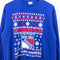 New York Rangers Broadway Blueshirts Holiday Sweatshirt Majestic NHL Hockey