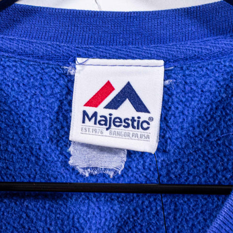 New York Rangers Broadway Blueshirts Holiday Sweatshirt Majestic NHL Hockey