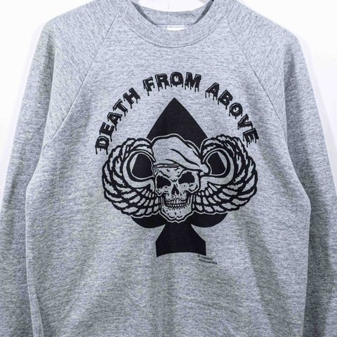 Airborne Death from Above Military Sweatshirt Command Headquarters