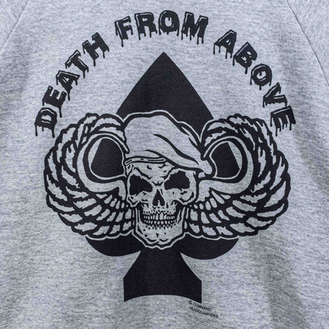 Airborne Death from Above Military Sweatshirt Command Headquarters