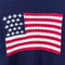 Grant Thomas USA American Flag Knit Pullover Sweater Made in USA
