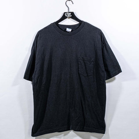 Old Navy Blank Pocket T-Shirt Single Stitch