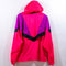 Nike Swoosh Neon Color Block Windbreaker Jacket Hood