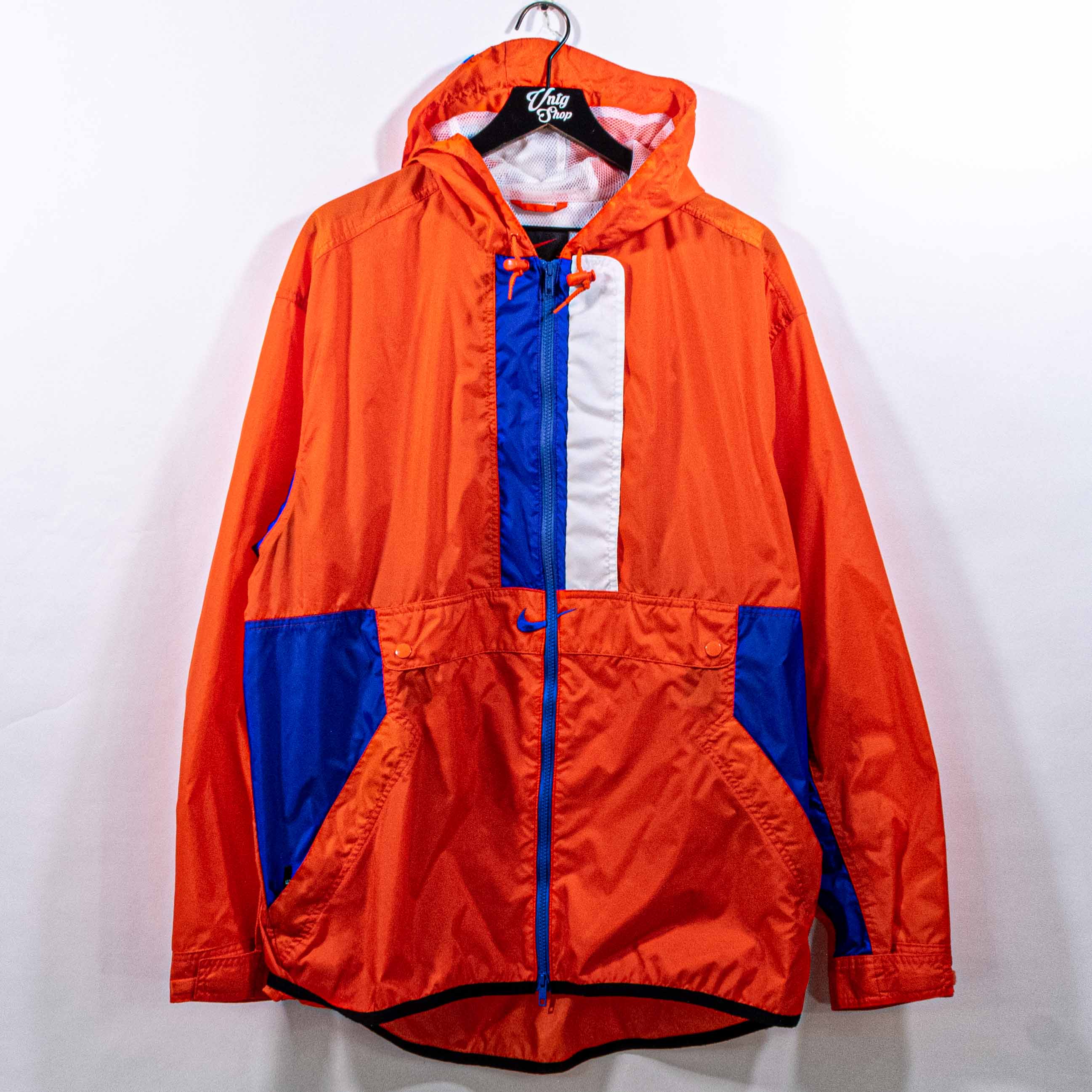 Ny0520 Men's Nike Anthracite New York Jets Volt Hoodie Half-Zip Jacket