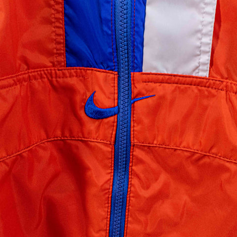 Nike Center Swoosh Hood Windbreaker Zip Jacket New York Colors