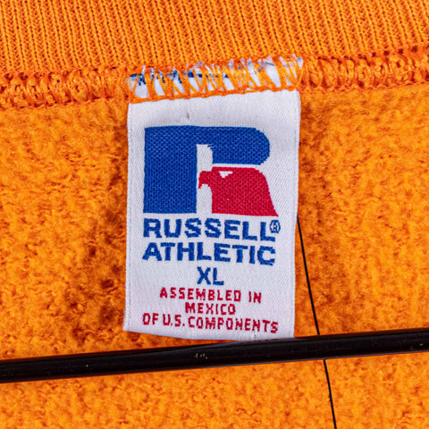 Russell Athletic Spell Out Crewneck Sweatshirt Embroidered
