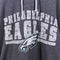 Philadelphia Eagles Logo NFL Football Thermal Lined Hoodie T-Shirt