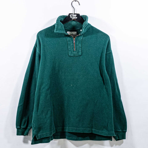 GAP 1/4 Zip Green Pullover Sweater