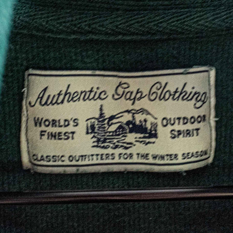 GAP 1/4 Zip Green Pullover Sweater