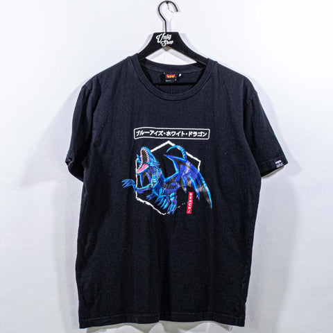 Yu-Gi-Oh x Bench T-Shirt Blue Eyes White Dragon T-Shirt Anime