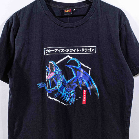 Yu-Gi-Oh x Bench T-Shirt Blue Eyes White Dragon T-Shirt Anime