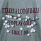 Newport Rhode Island Golf T-Shirt Takes A Lot of Balls Over Dyed