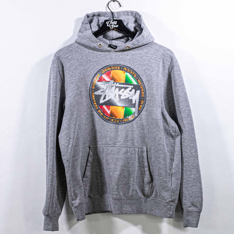 Stussy Reggae Roots Logo Hoodie Sweatshirt