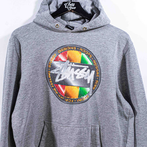 Stussy Reggae Roots Logo Hoodie Sweatshirt