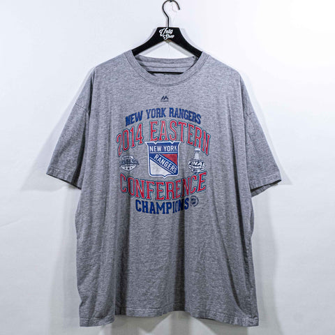 New York Rangers T-Shirt NHL Eastern Conference Champions Majestic