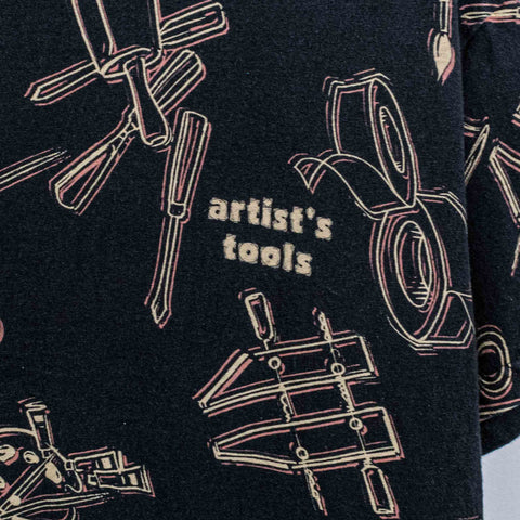 Artist's Tools AOP T-Shirt Paint Brush Camera