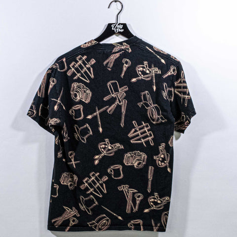 Artist's Tools AOP T-Shirt Paint Brush Camera