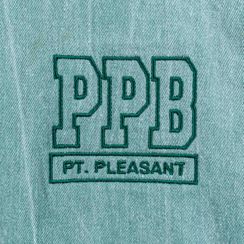 Ocean East Plaid Lined Zip Jacket Point Pleasant Beach Sun Faded