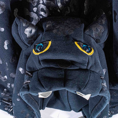 Jeremy Scott Adidas Leopard Full Zip Hoodie Sweatshirt Paws Tail