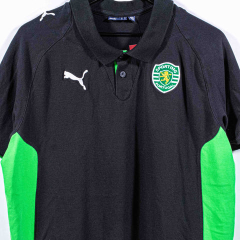 Sporting Clube Portugal Puma Polo Shirt Futbol Soccer