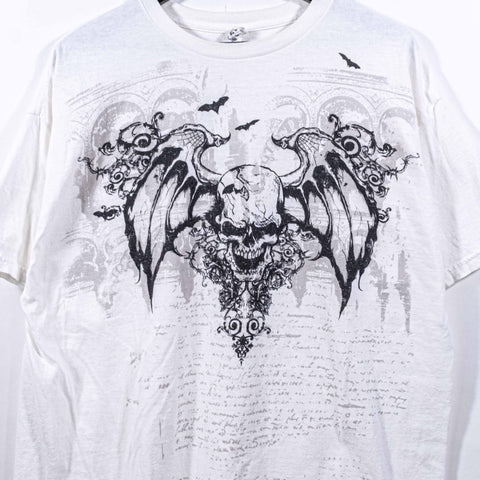 Skull Wings AOP Mall Goth T-Shirt