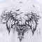 Skull Wings AOP Mall Goth T-Shirt