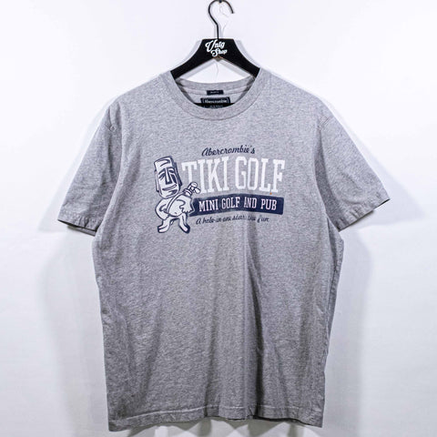 Abercrombie & Fitch Tiki Golf T-Shirt A Hole In One Starts The Fun