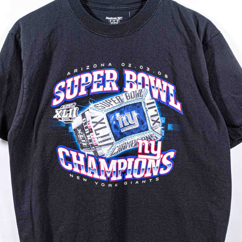 New York Giants Super Bowl XLII Ring T-Shirt Reebok