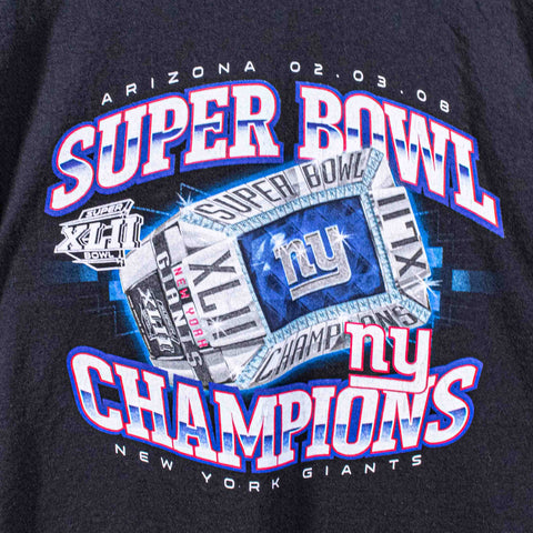 New York Giants Super Bowl XLII Ring T-Shirt Reebok