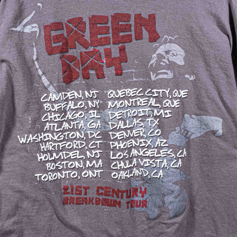 Green Day 21st Century Breakdown Tour T-Shirt