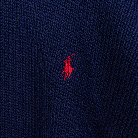 Polo Ralph Lauren Pony Crewneck Sweater Chunky Knit