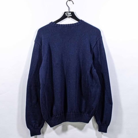 Polo Ralph Lauren Pony Crewneck Sweater Chunky Knit