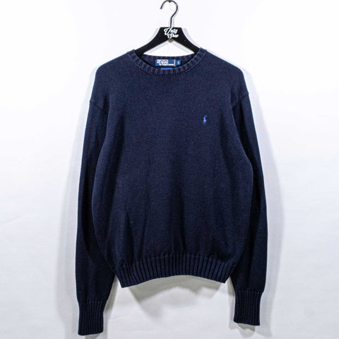 Polo Ralph Lauren Pony Crewneck Sweater Chunky Knit
