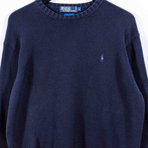 Polo Ralph Lauren Pony Crewneck Sweater Chunky Knit