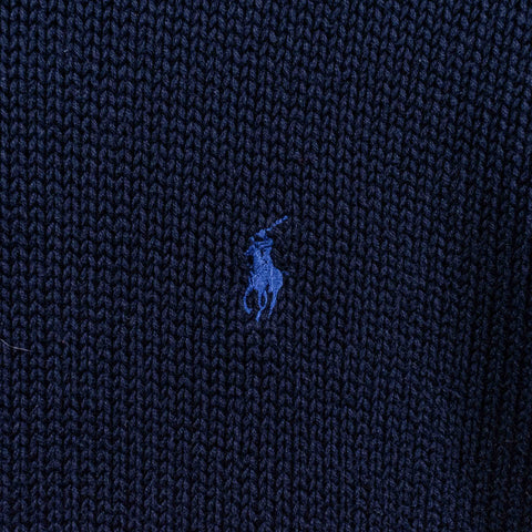 Polo Ralph Lauren Pony Crewneck Sweater Chunky Knit
