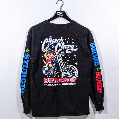 Cheech & Chong Sturgis Badland Round Up T-Shirt Long Sleeve