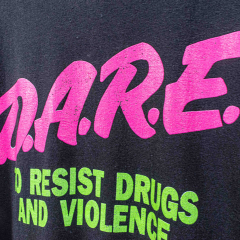 DARE To Resist Drugs & Violence Neon T-Shirt