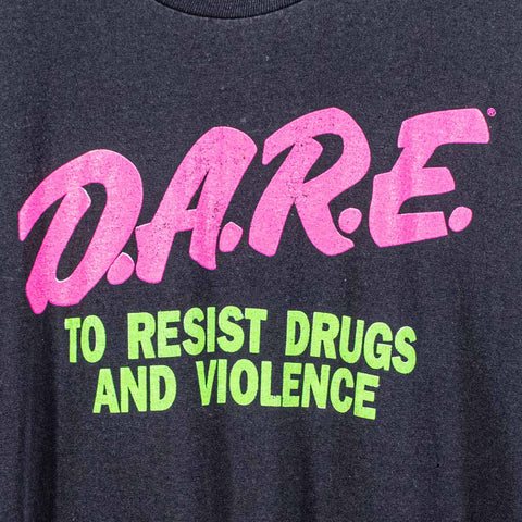 DARE To Resist Drugs & Violence Neon T-Shirt