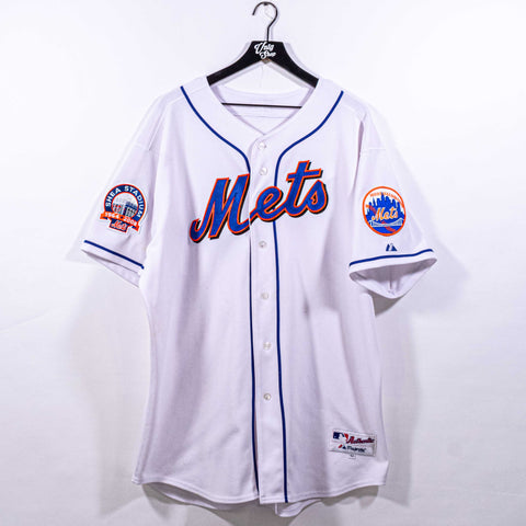 New York Mets Majestic Authentic Jersey Shea Stadium 2008