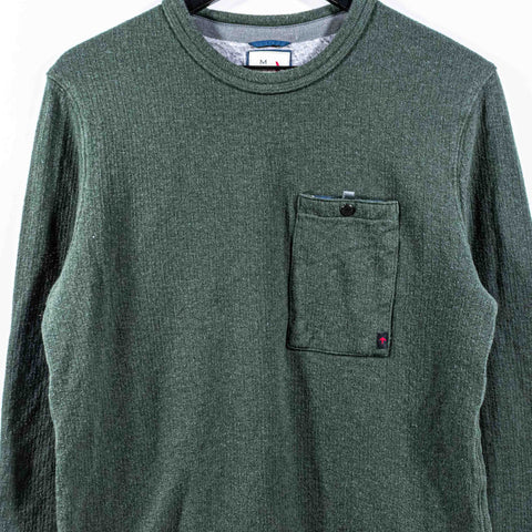 Relwen Cotton Pullover Sweatshirt Pocket