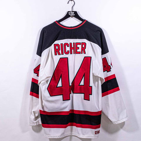 New Jersey Devils Stephane Richer Jersey CCM NHL