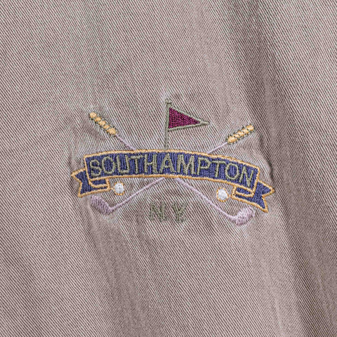 Southampton New York Golf Henley T-Shirt Over Dyed Breezin Up