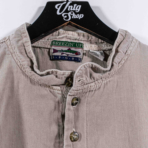 Southampton New York Golf Henley T-Shirt Over Dyed Breezin Up