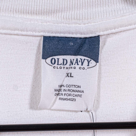 Old Navy Blank Pocket T-Shirt Single Stitch