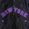 New York Giants NFL Suede Leather Bomber Jacket Varsity