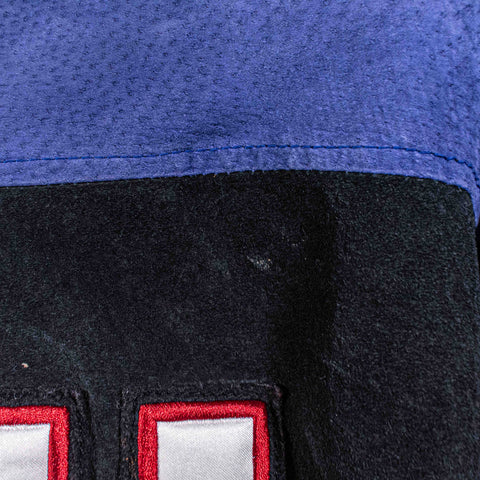 New York Giants NFL Suede Leather Bomber Jacket Varsity