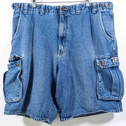 Pelle Pelle Baggy Cargo Jean Shorts Jorts